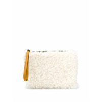 Marni Clutch com pingente de logo - Amarelo