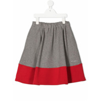 Marni Kids paneled skirt - Cinza