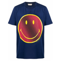 Marni smiley-face print T-shirt - Azul