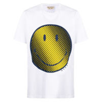Marni smiley-face print T-shirt - Branco