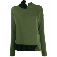 Marni Suéter de tricô assimétrico - Verde
