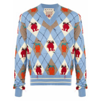 Marni Suéter de tricô - Azul