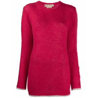 Marni Suéter de tricô leve - Vermelho