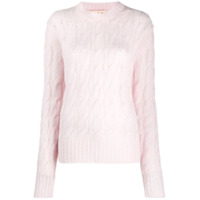 Marni Suéter decote careca de tricô - Rosa
