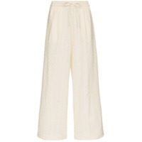 Marysia Calça 'Montauk' com bordado - Neutro