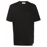 Ma'ry'ya Camiseta com barra assimétrica - Preto