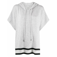 Max & Moi Vavio short-sleeved hoodie - Cinza