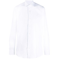 Mazzarelli Camisa lisa com botões - Branco