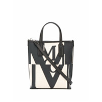 MCM Bolsa tote com estampa de logo - Preto