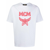 MCM Camiseta com estampa de logo - Branco