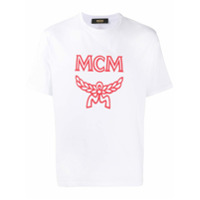 MCM Camiseta com estampa de logo - Branco