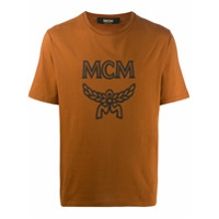 MCM Camiseta com estampa de logo - Marrom