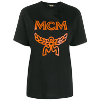 MCM Camiseta com estampa de logo - Preto