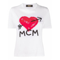 MCM cotton logo t-shirt - Branco