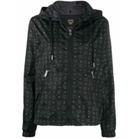 MCM Jaqueta com capuz e zíper - Preto
