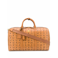 MCM Mala com estampa monogramada - Marrom