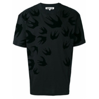 McQ Swallow Camiseta 'Andorinhas' - Preto