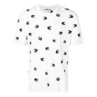 McQ Swallow Camiseta com bordado - Branco