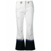Miaou Calça jeans cropped - Branco