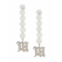 MISBHV Par de brincos Majorica - Prateado