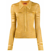 Missoni Blusa de tricô listrada - Amarelo