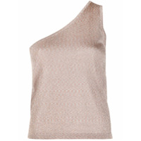 Missoni Blusa ombro único de tricô - Metálico