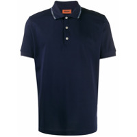 Missoni Camisa polo com logo - Azul