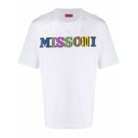 Missoni Camiseta com estampa de logo - Branco