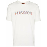 Missoni Camiseta com logo bordado - Branco