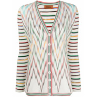 Missoni Cardigan com listras - Branco