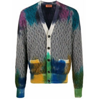 Missoni Cardigan com padronagem - Azul