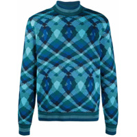 Missoni geometric wool knit jumper - Azul