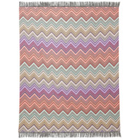 Missoni Home Manta Perseo chevron - Preto