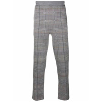 Missoni knitted check trousers - Cinza