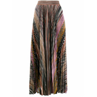 Missoni Saia longa com pregas - Laranja