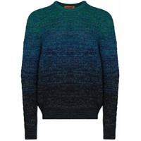 Missoni Suéter com efeito degradê - Azul