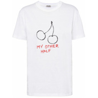 Miu Miu Camiseta Cherries - Branco