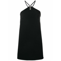 Miu Miu embellished halterneck dress - Preto