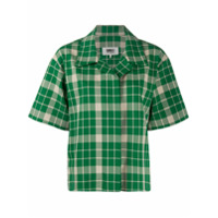 MM6 Maison Margiela Camisa xadrez - Verde