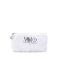 MM6 Maison Margiela Clutch com logo - Branco