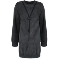 MM6 Maison Margiela Moletom longo - Preto