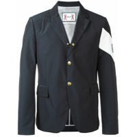 Moncler Blazer com listras diagonais - Azul