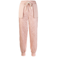 Moncler Calça matelassê - Rosa