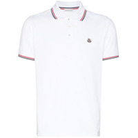 Moncler Camisa polo com logo - Branco