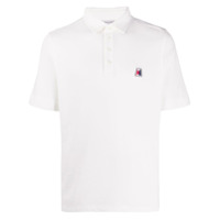 Moncler Camisa polo com patch de logo - Branco