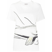 Moncler Camiseta com estampa baleia - Branco