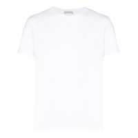 Moncler Camiseta com estampa de logo - Branco