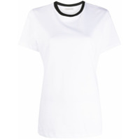 Moncler Camiseta com estampa de logo - Branco