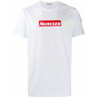 Moncler Camiseta com estampa de logo - Branco