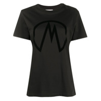 Moncler Camiseta com estampa de logo - Preto